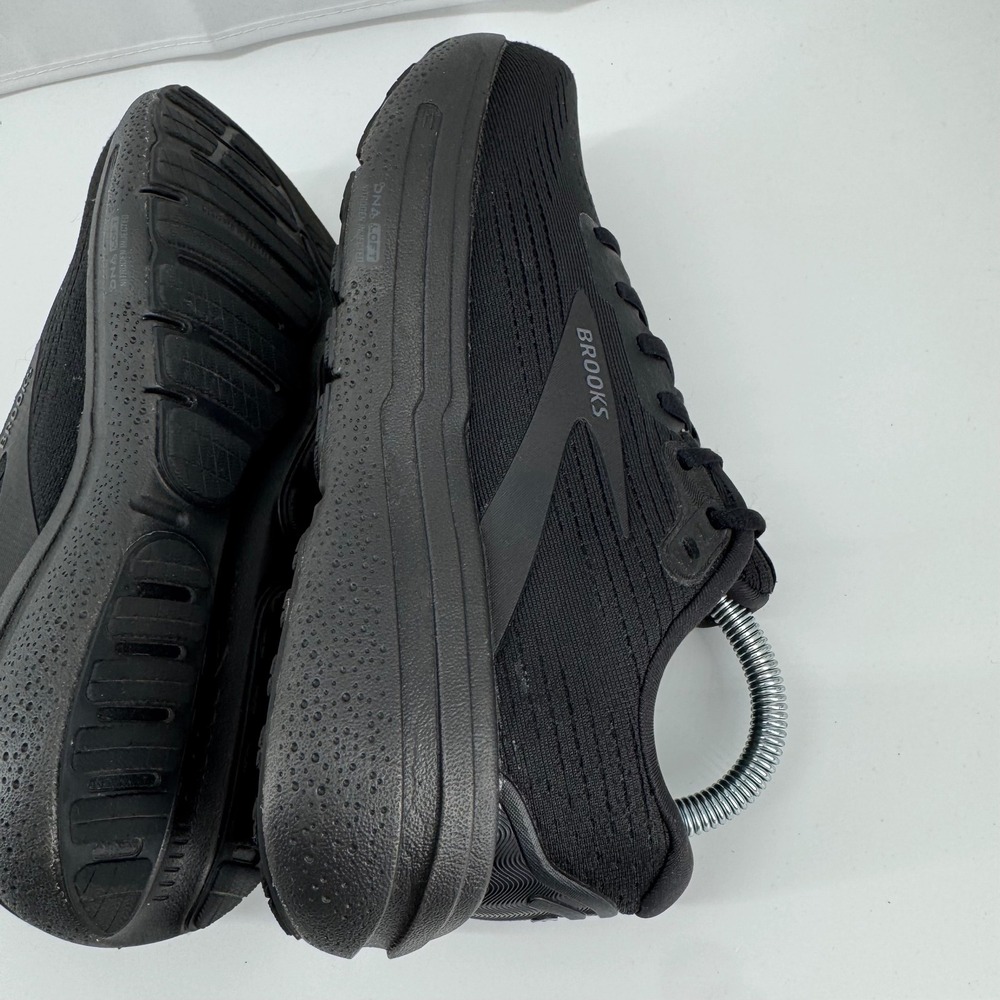 Brooks Ghost Max 2 Running Shoes Womens 7 All Black Cushioned 1204201B020 - Picture 7 of 14